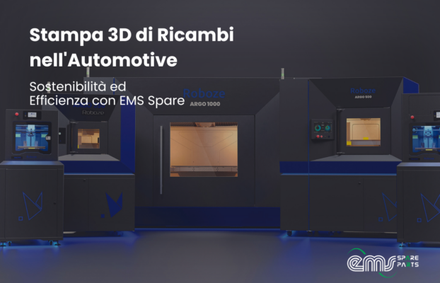 Stampa 3D di Ricambi nell’Automotive: Sostenibilità ed Efficienza con E.M.S. Spare Parts